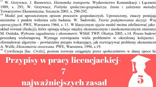 Przypisy w pracy licencjackiej7 najważniejszych zasad [upl. by Deehan329]