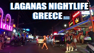 Touring Laganas Beach Nightlife What Really Goes Down at Night [upl. by Flip]