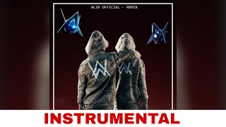 Alan walker amp Sasha Alex Sloan  Hero AL3X OFFICIAL  REMIX Instrumental [upl. by Ayvid]