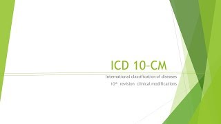 ICD 10 CM Conventions 2 [upl. by Oicnerual743]