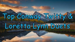 Top Conway Twitty amp Loretta Lynn Duets  Legendary Country Hits  19701988 Live [upl. by Mount65]