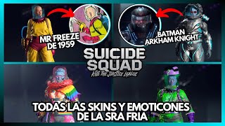 Todas las Skins y Emoticones de la SRA FRIA Suicide Squad Kill The Justice League [upl. by Edlyn]