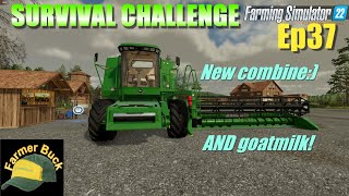 The goats finally produce milk  Survival challenge  Hinterland  FS22  ep37 [upl. by Skier]