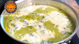 Pollo Con Rajas y Crema [upl. by Noslien]