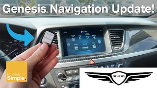 How To Update Genesis Navigation Software for Free  2022 Update [upl. by Lindahl]