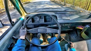 1989 Volkswagen Transporter T3 16 MT  POV TEST DRIVE [upl. by Aderfla575]