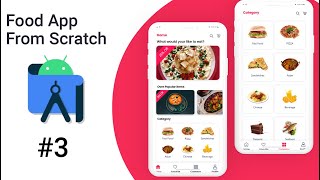 Android food app using MVVM  Retrofit  Room 3 [upl. by Norty]