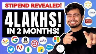 4 Lakhs in 2 months 🔥  Internship Stipend Revealed ❤️💯  Software Engineering Intern [upl. by Ihtraa]