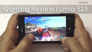 Nokia Lumia 525 Indepth Gaming Review [upl. by Hadeehuat]