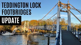 Update on the improvement works to Teddington Lock footbridges [upl. by Reave]