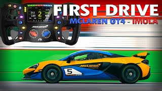 Racing the McLaren GT4 WITH the Ascher McLaren GT4 Wheel [upl. by Edieh]