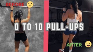 0 to 10 Pull Ups Transformation [upl. by Nostrebor]