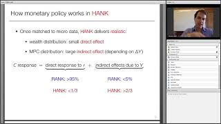 Monetary Policy according to HANK [upl. by Narahs520]