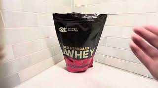 Optimum Nutrition Gold Standard 100 Whey Protein Powder Review [upl. by Aliemaj588]