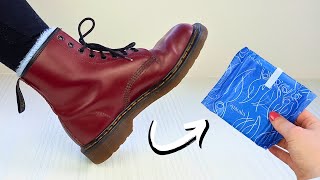 How to Break in Doc Martens PAINLESSLY for FREE amp overnight method [upl. by Oppen]