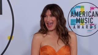 Kathryn Hahn Fashion  AMAs 2017 [upl. by Anerrol]