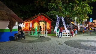 Maragogi Alagoas A Noite Decoração De Natal 4k [upl. by Adamek]