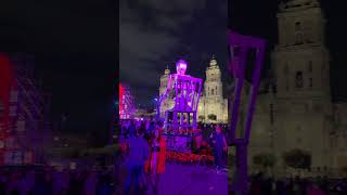 💀HUGE Skeletons for Day of the Dead 🕯️ Zocalo  Mexico City 🇲🇽 [upl. by Ailee]