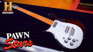 Pawn Stars VERY RARE 12 String Guitar Plays a PRICEY Tune Season 18  History [upl. by Ainsley]