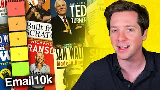 My ULTIMATE Business Biography Tier List  Comparing the Best Entrepreneur Books in the World [upl. by Lukin]