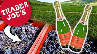 How Sparkling Wine Is Made  Trader Joe’s Wine from France [upl. by Alfreda]