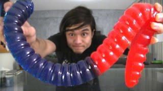 The Giant 3lb Gummy Worm DESTROYED [upl. by Beare]