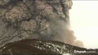 Massive eruptions as Chile volcano spews more ash [upl. by Akkinahs]