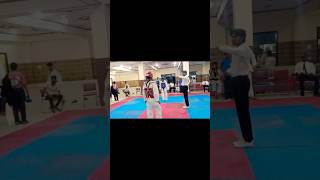 Gold medal won by naman jangra 🥇🥋 shorts ytshort taekwondo [upl. by Avlem]