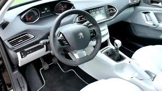 2013 ALL NEW Peugeot 308 Active Interieur in Detail [upl. by Nereus]