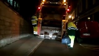 Benne à Ordures Faun Variopress  Camion Poubelles Garbage Truck Rear Loader in France Skraldebil [upl. by Meredithe]