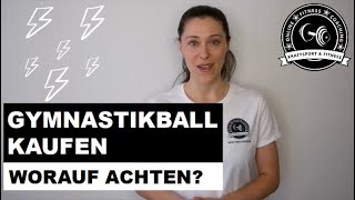 Gymnastikball kaufen Worauf achten [upl. by Farro120]