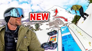 Testing New Snowboard amp Boots at a New Mountain [upl. by Thaxter]