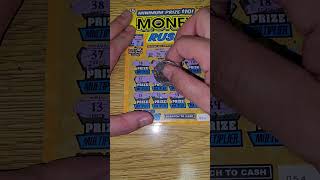 DOUBLE UP WINNER Money Rush NYC NY Lottery Scratch Off Ticket [upl. by Annwahsal]