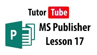 MS Publisher Tutorial  Lesson 17  Proofing Tools [upl. by Brockie]