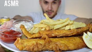 ASMR GIANT FISH amp CHIPS  MUKBANG REAL EATING SOUNDS [upl. by Byron]