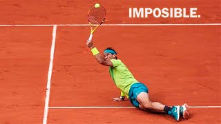 Rafael Nadal 20 Golpes que si no hubieran sido grabados nadie se creeria [upl. by Allecram]