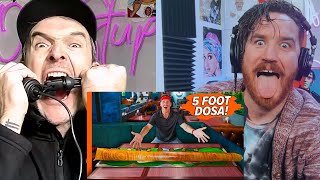 FIVE Feet for FIVE Dollars The Dosa Kings of India REACTION [upl. by Ettevad]