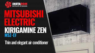 Experience the Elegance of the Mitsubishi Kirigamine Zen MSZEF Black Model Air Conditioner [upl. by Eelyahs523]