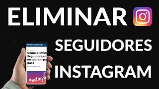 Cómo Eliminar Seguidores de Instagram paso a paso [upl. by Sivet]