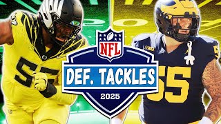 MIDSEASON Defensive Tackle Rankings  2025 NFL Draft [upl. by Neelasor]