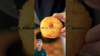 I Made CheeseFilled Fried Donuts shorts trendingshorts viralshorts short shortsviral [upl. by Haridan]