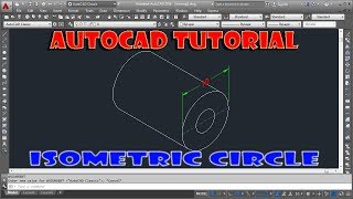 TUTORIAL AUTOCAD BAHASA INDONESIA ISOMETRIC CIRCLE [upl. by Yht]