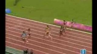 Yuliya Nesterenko wins gold medal 100 m women Atenas 2004 [upl. by Drucill234]