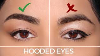 10 Amazing HOODED EYES Tips amp Tricks I wish I knew sooner 😱 [upl. by Hjerpe]