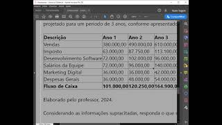 PRIMEIRA ETAPA LEITURA do texto de apoio O que é um estudo de viabilidade financeira [upl. by Revorg]