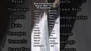 30 power Foods to help Prevent CANCER Naturally Beat Cancer Before It Begins with these superfoods [upl. by Fanning]