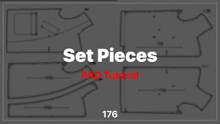 Set Pattern Pieces For Manufacturing PAD System Tutorial [upl. by Hannis]