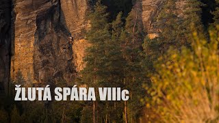 „Žlutá spára“ RP VIIIc na Svojkově leze Jakub „Miki“ Měkota [upl. by Lavicrep]