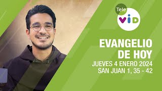 El evangelio de hoy Jueves 4 Enero de 2024 📖 LectioDivina TeleVID [upl. by Eusassilem]