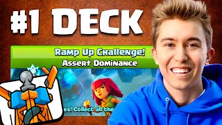 BEST DECK for RAMP UP CHALLENGE — Clash Royale [upl. by Alfeus919]